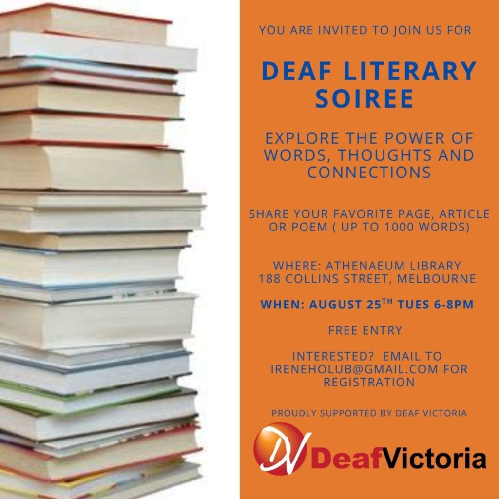 Deaf Literacy Soiree